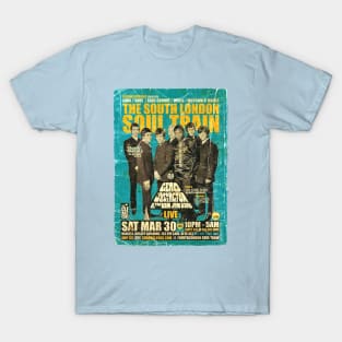 POSTER TOUR - SOUL TRAIN THE SOUTH LONDON 65 T-Shirt